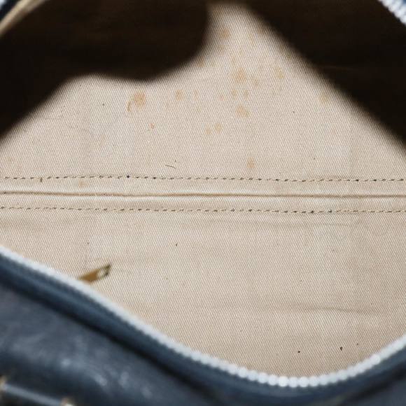 Christian Dior Trotter Canvas Hand Bag Navy Auth rd2920 - Picture 11 of 16